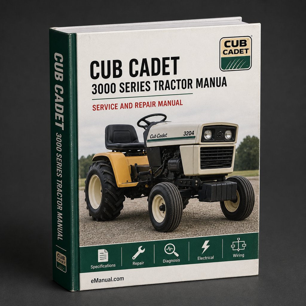 Cub Cadet 3000 Series Tractor Service Workshop Repair Manua