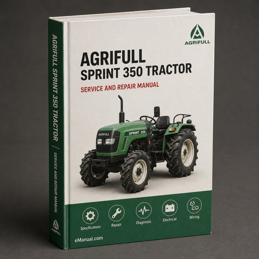 Agrifull Sprint 350 Service Parts Catalog Tractor Manual
