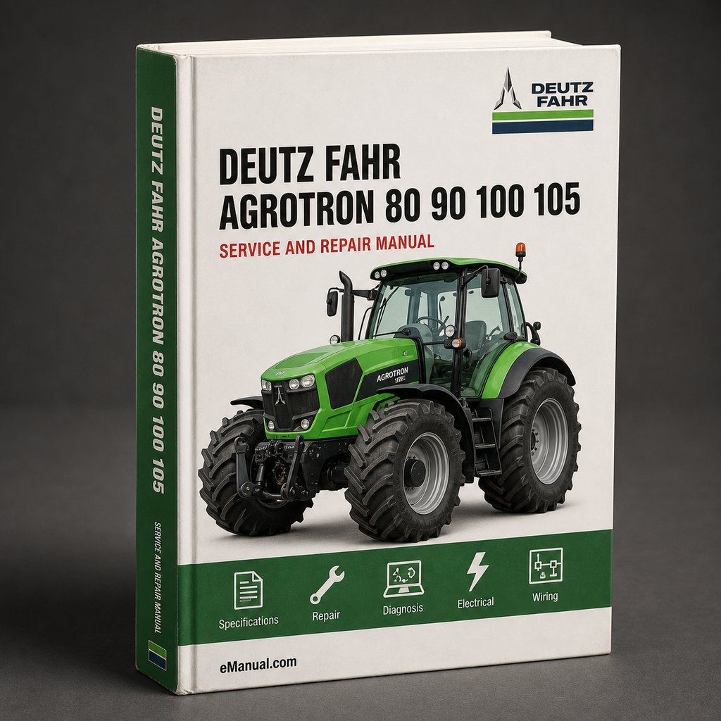 Deutz Fahr Agrotron 80 90 100 105 MK3 6001 Tractor Workshop Service Repair Manual