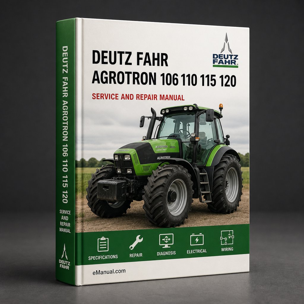 Deutz Fahr Agrotron 106 110 115 120 135 150 165 MK3 Tractor Workshop Service Repair Manual