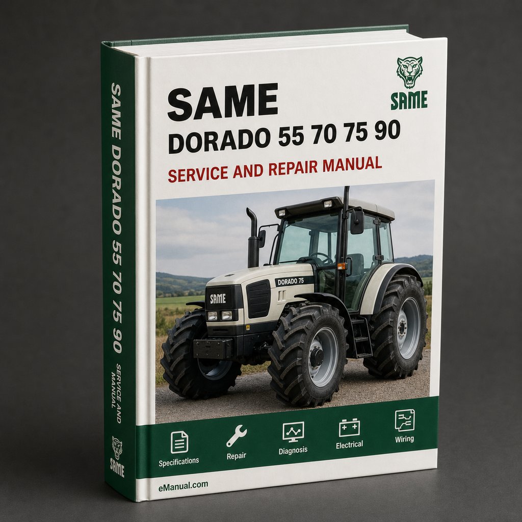 Same Dorado F 55 70 75 90 100 Tractor Industrial Service Repair Workshop Manual