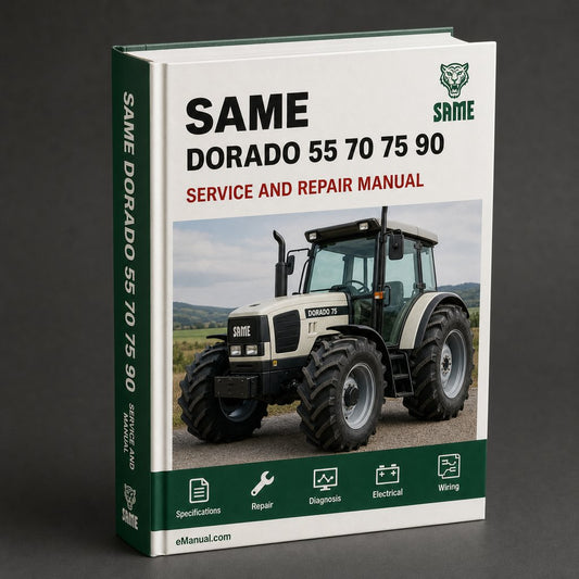 Same Dorado F 55 70 75 90 100 Tractor Industrial Service Repair Workshop Manual