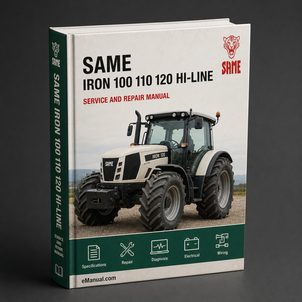 Same Iron 100 110 120 Hi-line Tractor Industrial Service Repair Workshop Manual