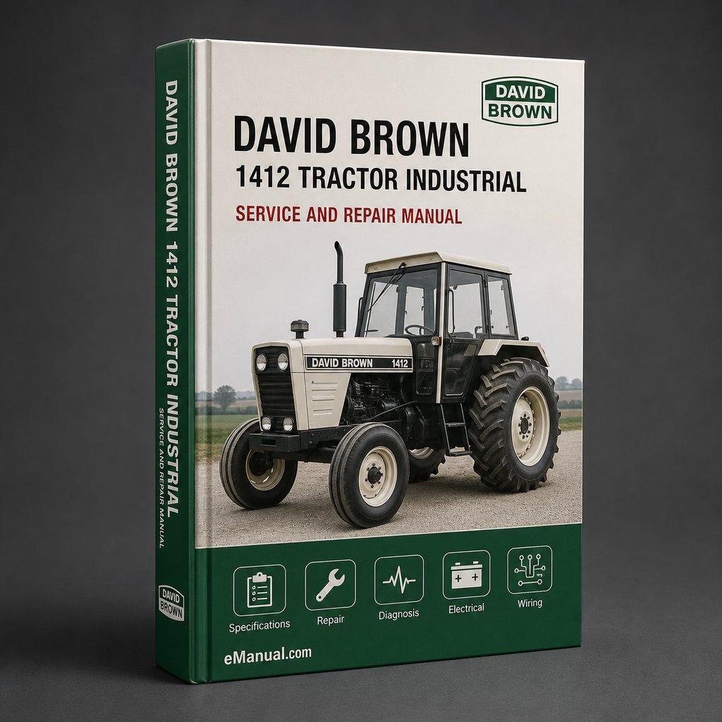David Brown 1412 Tractor Industrial Service Repair Workshop Manual