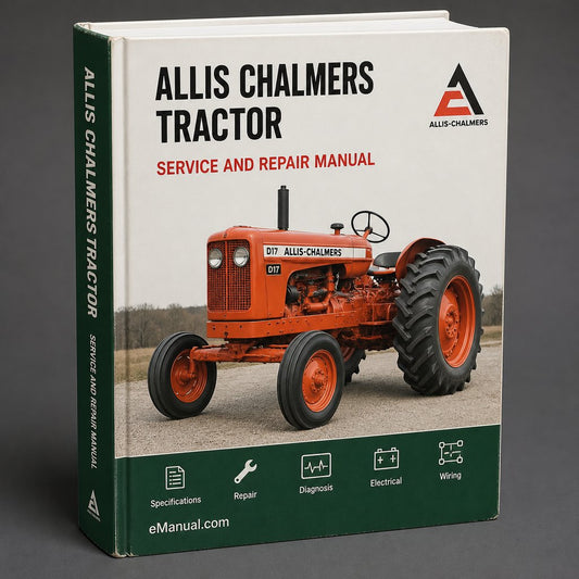 Allis Chalmers G Tractor Service Repair Manual