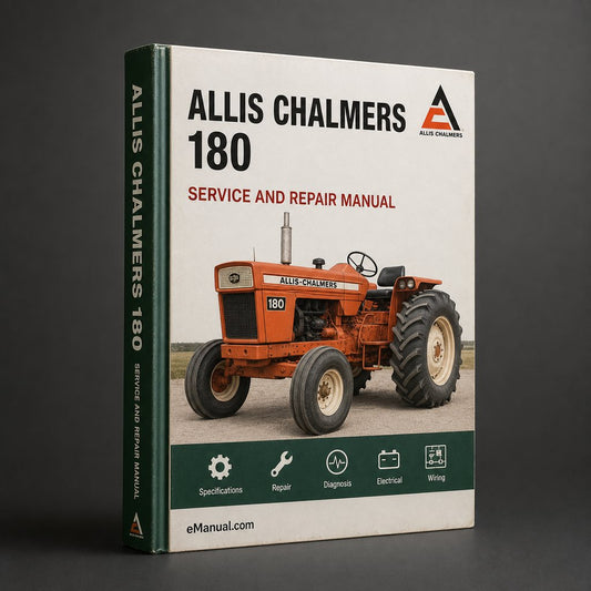 Allis Chalmers 180 Service Repair Manual