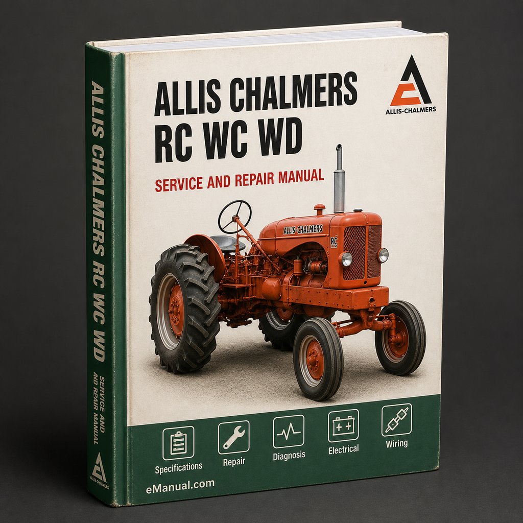 Allis Chalmers RC WC WD Service Repair Manual