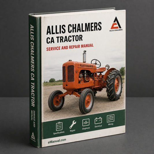 Allis Chalmers B C CA G Tractor Service Repair Manual