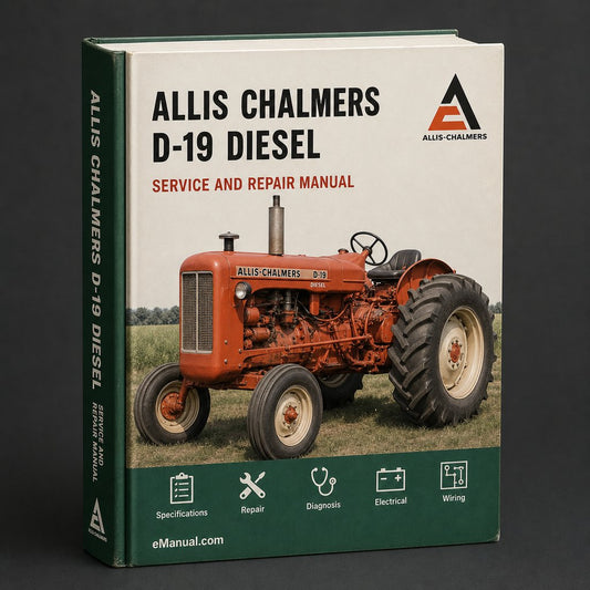 Allis Chalmers D-19 Diesel Service Repair Manual