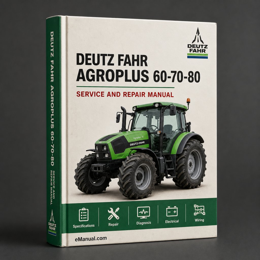 Deutz Fahr AGROPLUS 60-70-80 Workshop Manual
