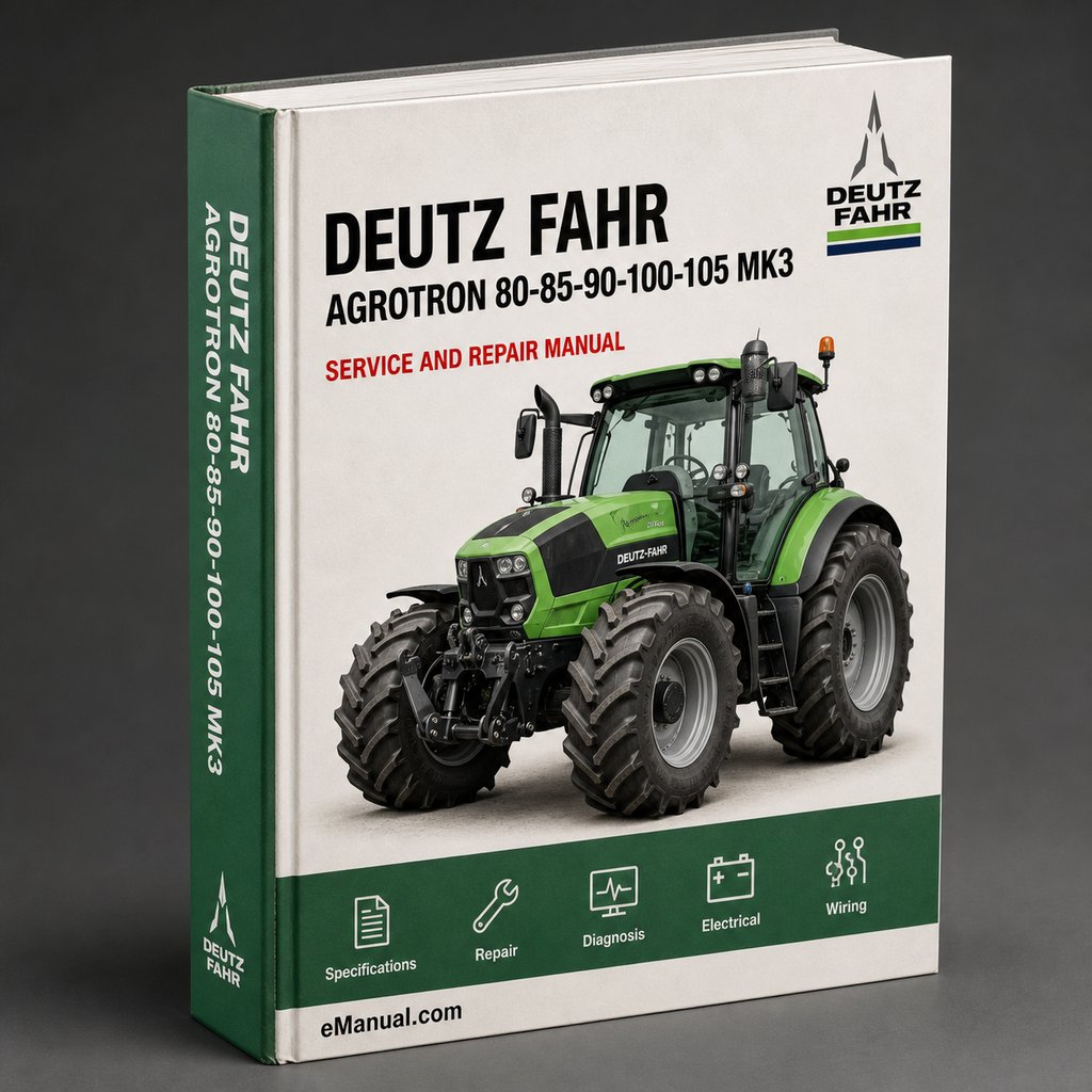 Deutz Fahr AGROTRON 80-85-90-100-105 MK3 Workshop Manual