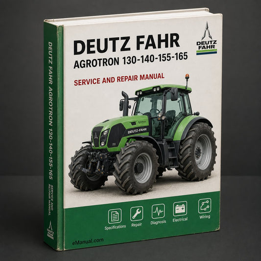 Deutz Fahr AGROTRON 130-140-155-165 Workshop Manual