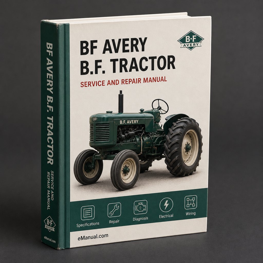 B.F. BF Avery R Tractor Service Repair Manual