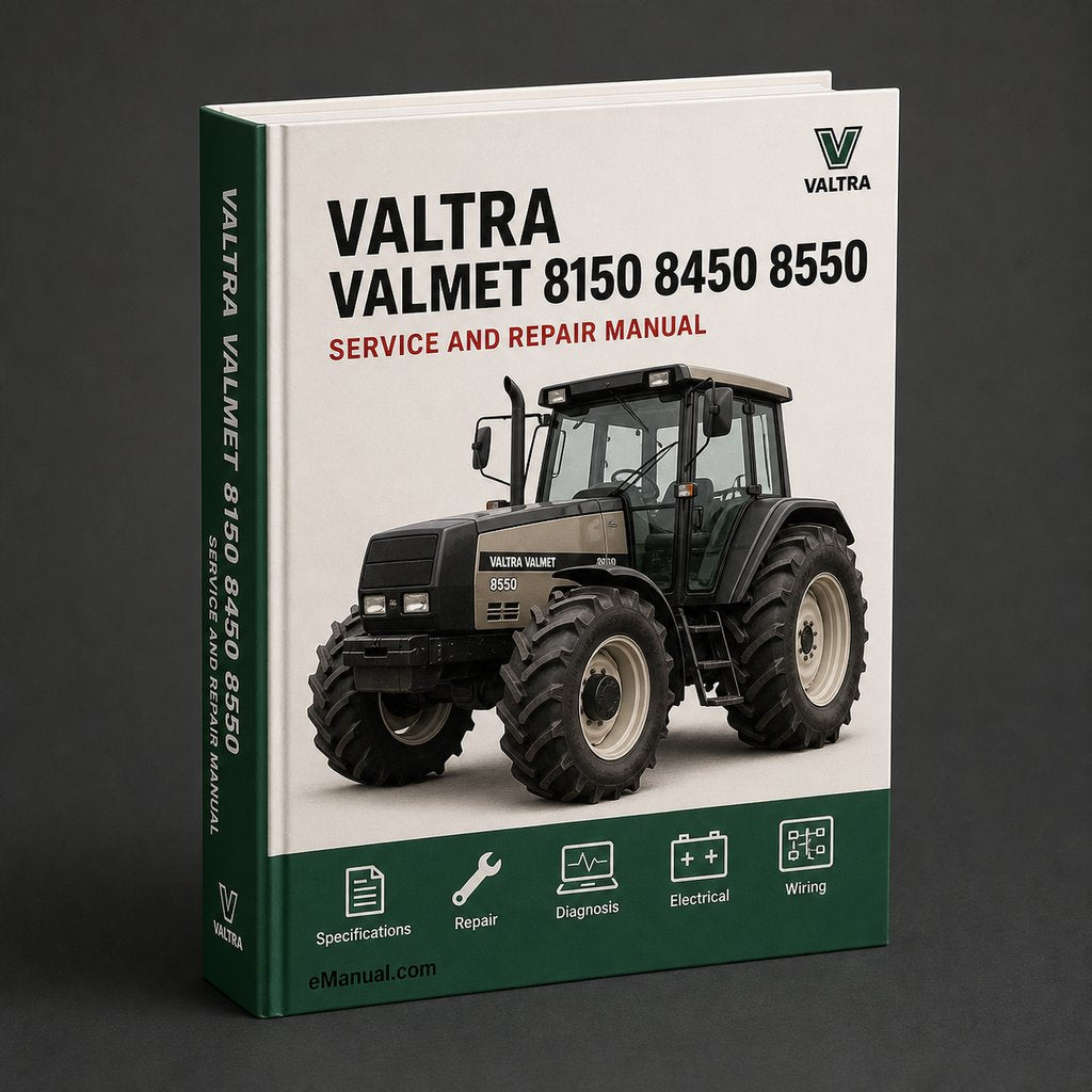 Valtra Valmet 8150 8450 8550 Factory Service Repair Manual