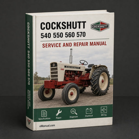 Cockshutt 540 550 560 570 Service Repair Manual