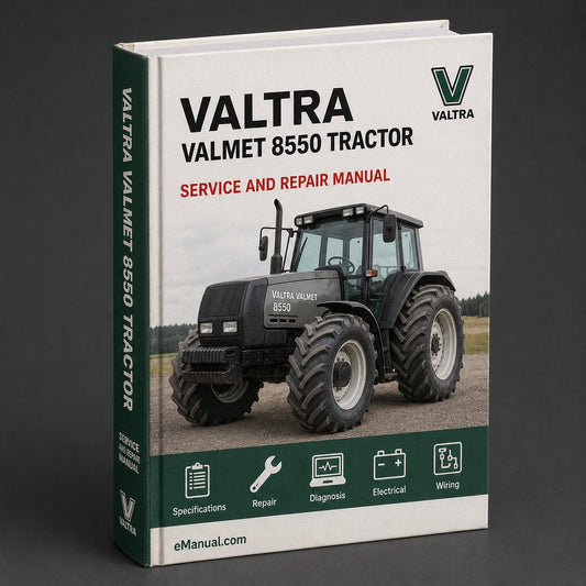 Valtra Valmet 8550 Tractor Service Repair Workshop Manual