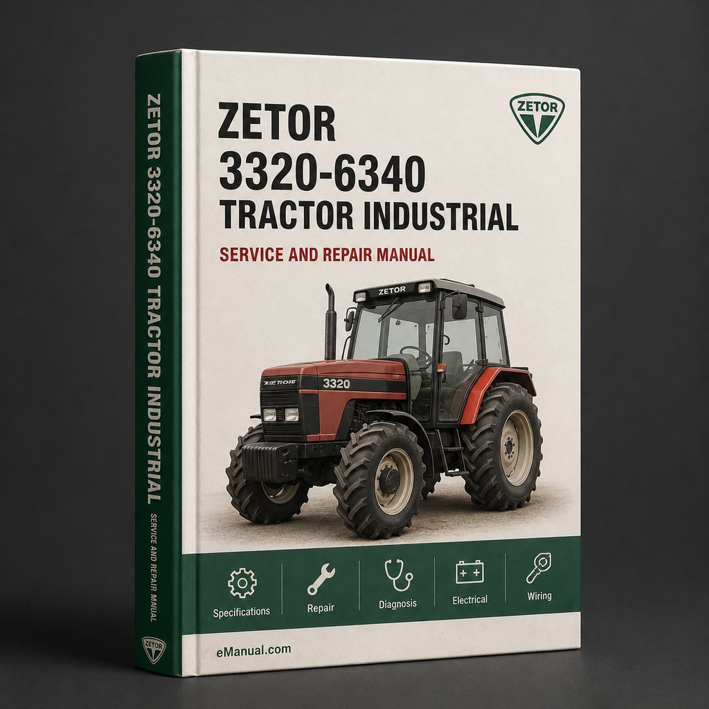 Zetor 3320-6340 Tractor Industrial Service Repair Workshop Manual