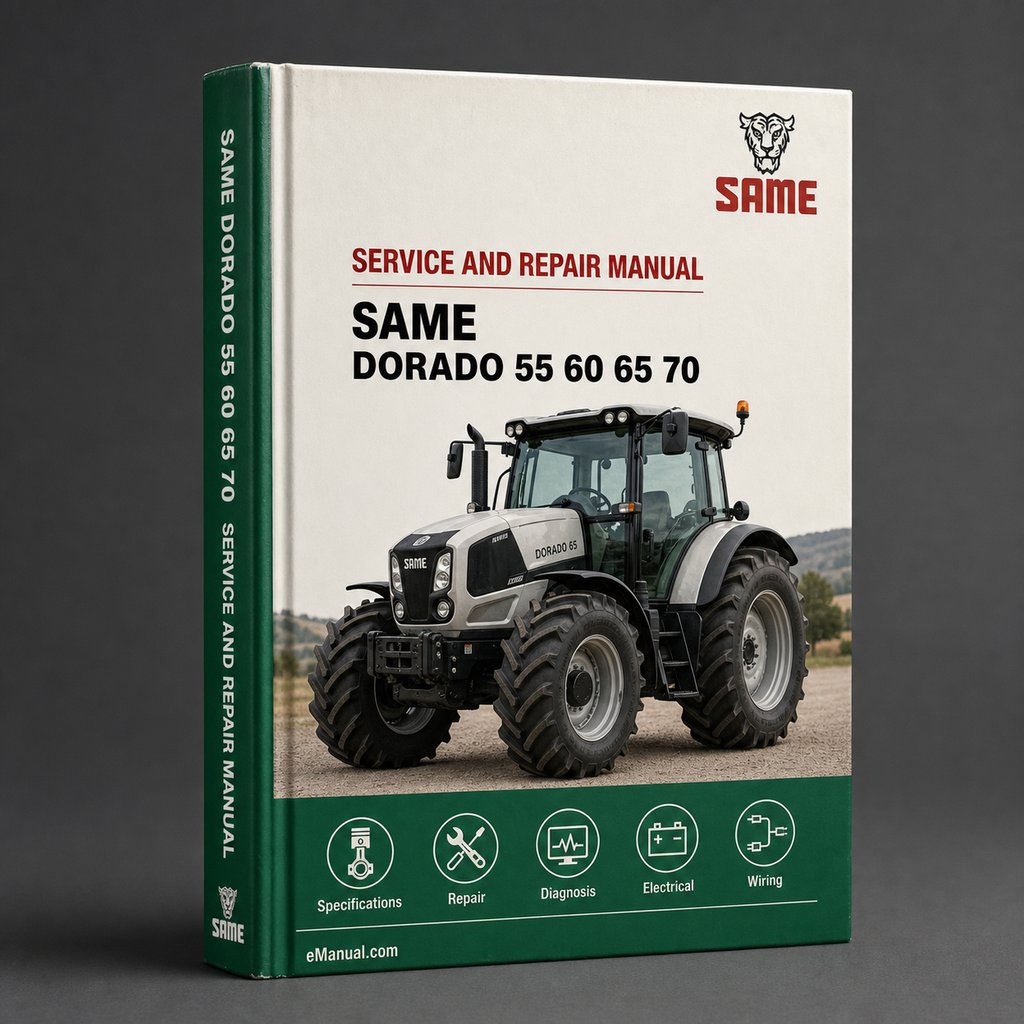 Same Dorado 55 60 65 70 75 85 Tractor Industrial Service Repair Workshop Manual