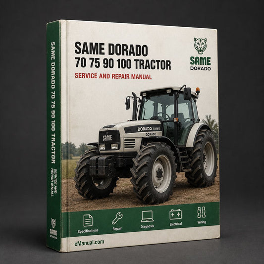 Same Dorado S V 70 75 90 100 Tractor Industrial Service Repair Workshop Manual