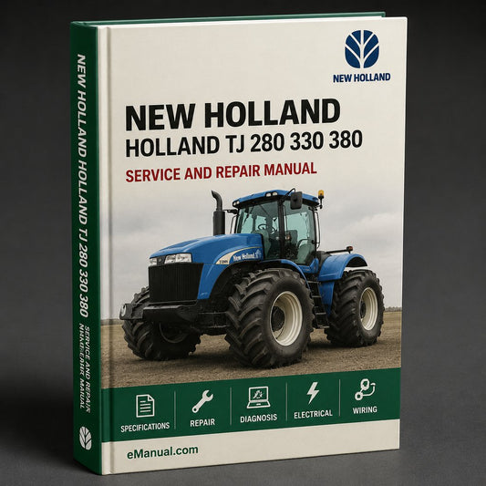 New Holland TJ 280 330 380 430 480 530 Series Tractors Industrial Service Repair Workshop Manual