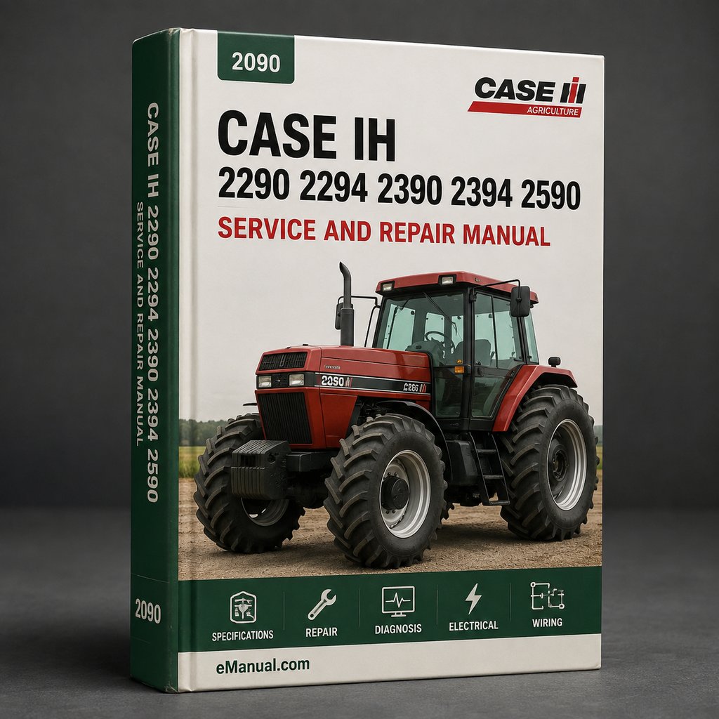 Case Ih 2090 2094 2290 2294 2390 2394 2590 2594 Tractor Shop