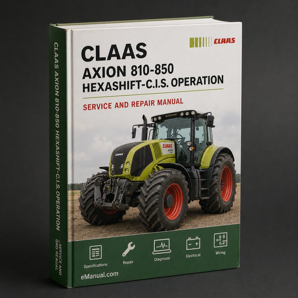 Claas AXION 810-850 Hexashift-C.I.S. Operation Manual