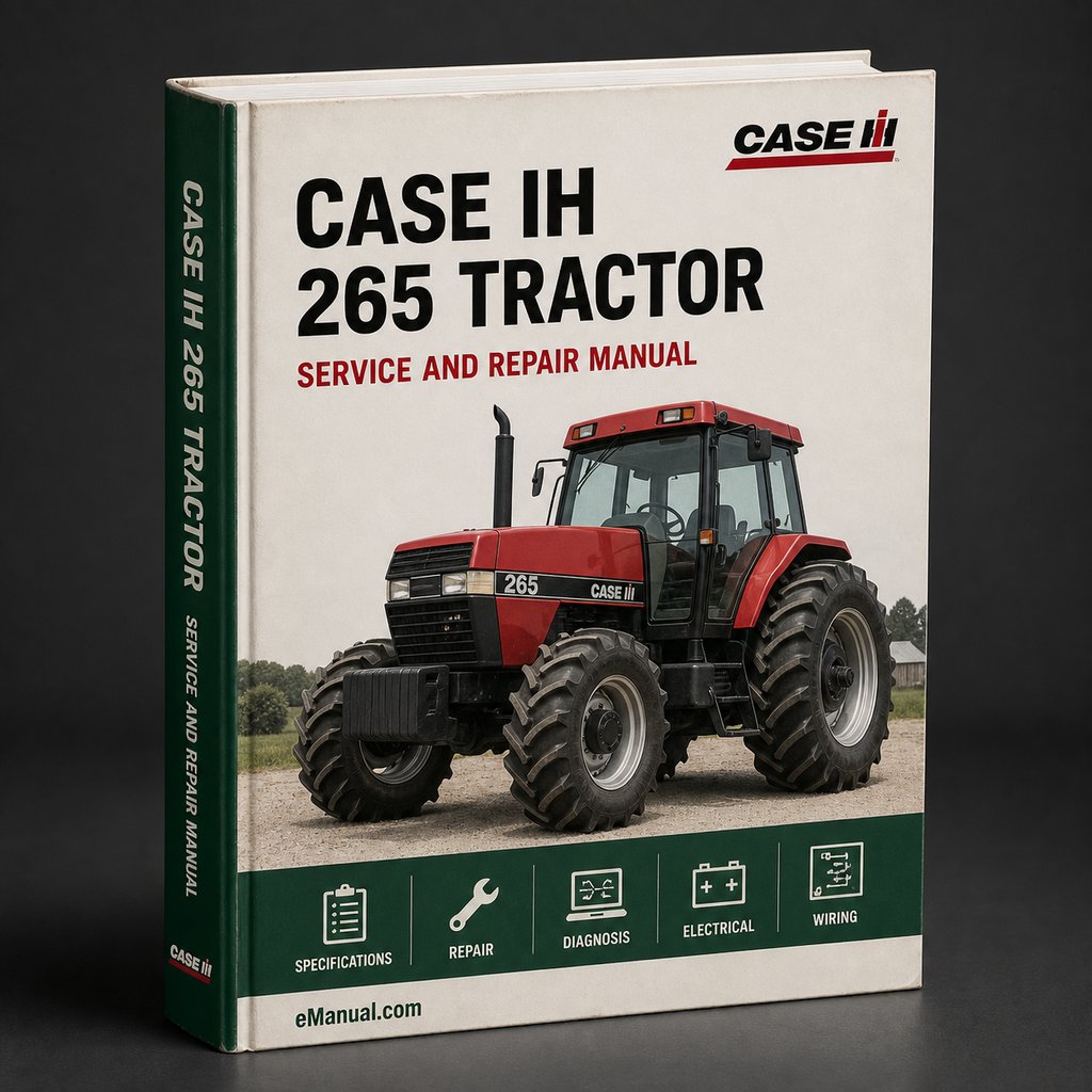 Case IH 265 Tractor Service Repair Manual