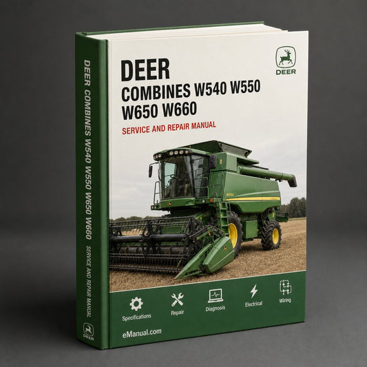 Deer Combines W540 W550 W650 W660 T550 T560 T660 T670 w.Wide Cab Diagnostic (TM404119)