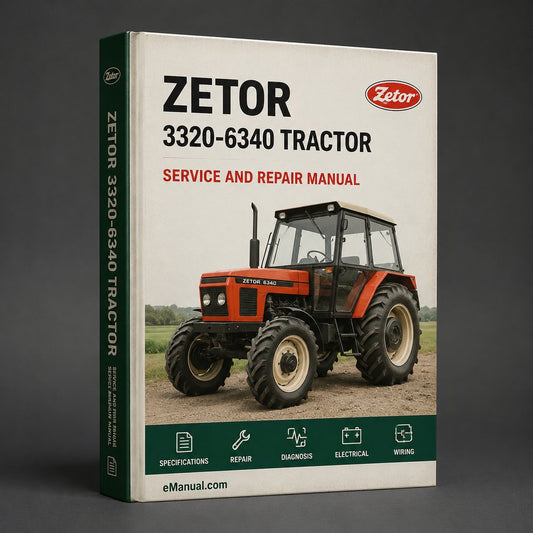 Zetor 3320-6340 Tractor Service Repair Manual