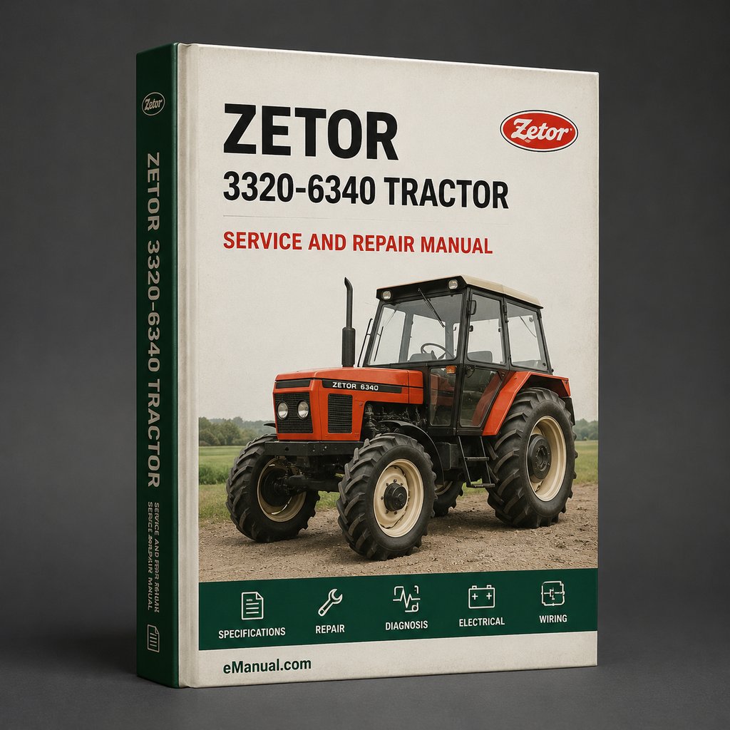 Zetor 3320-6340 Tractor Service Repair Manual