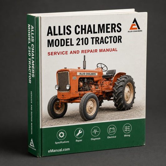 Allis Chalmers Model 210 Tractor Factory Service Repair Manual