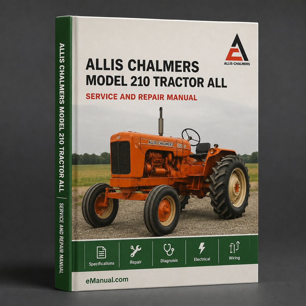 Allis Chalmers Model 210 Tractor All Service Repair Manual