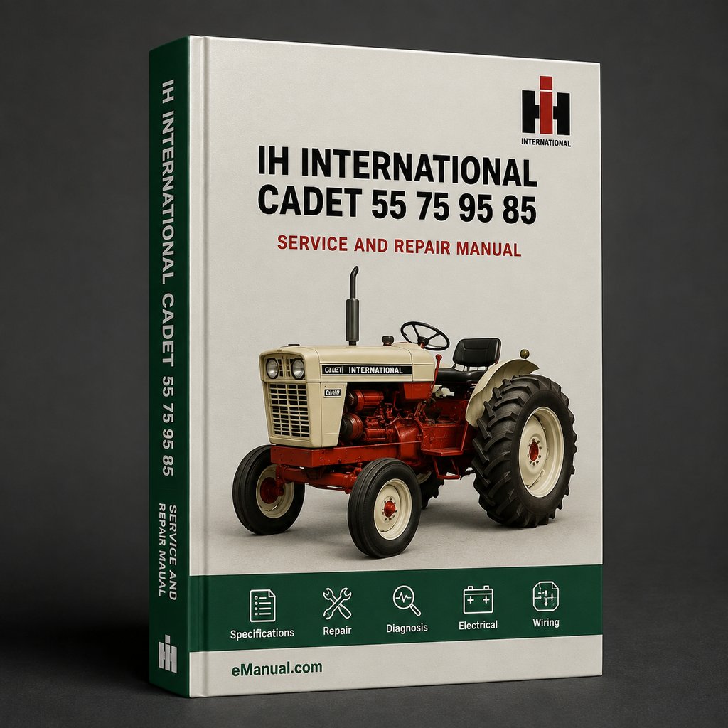 IH International Cadet 55 75 95 85 Special 85 Tractor Factor