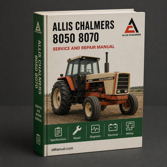 Allis Chalmers 8050 8070 Service Repair Manual