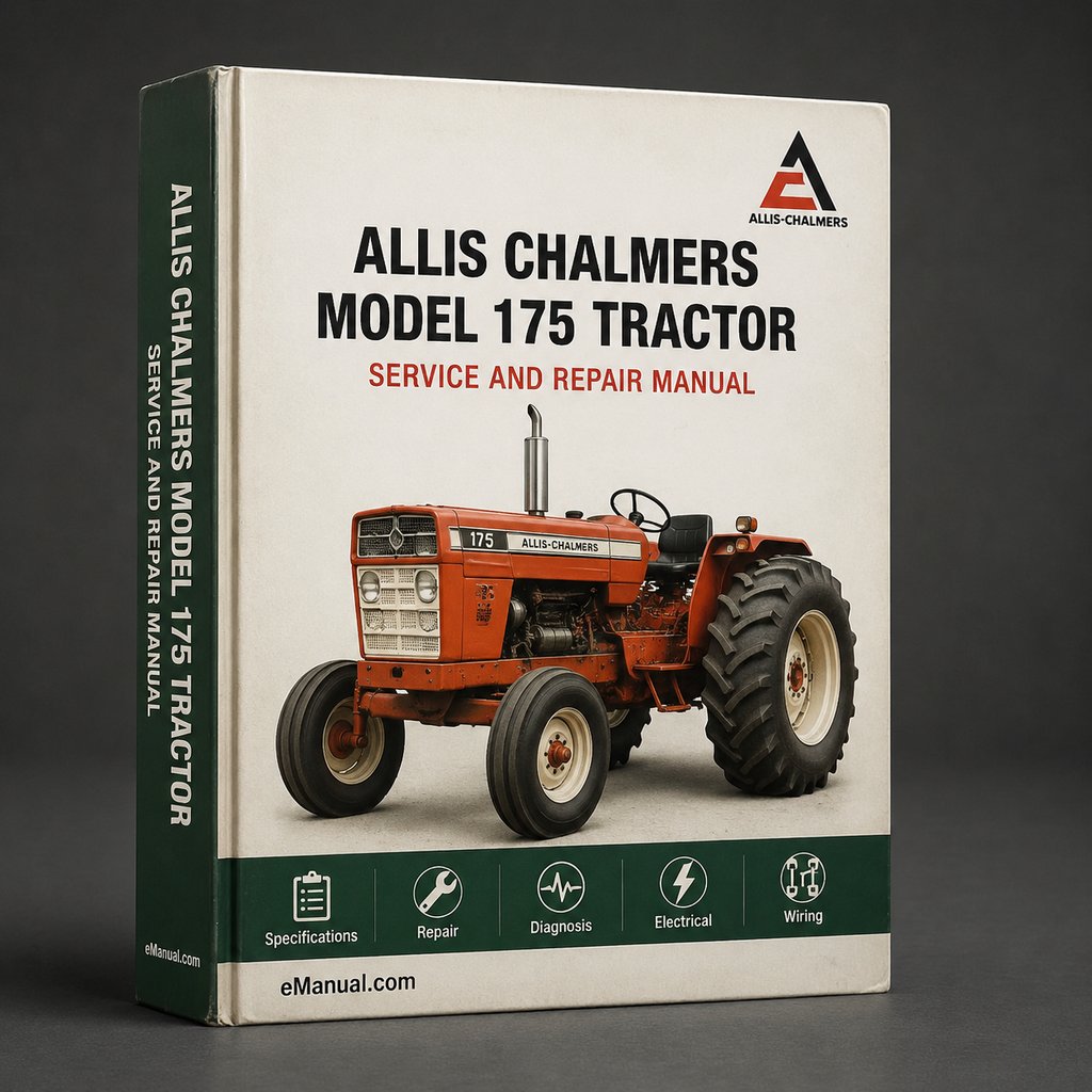 Allis Chalmers Model 175 Tractor Factory Service Repair Manual