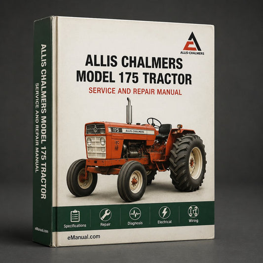 Allis Chalmers Model 175 Tractor Factory Service Repair Manual