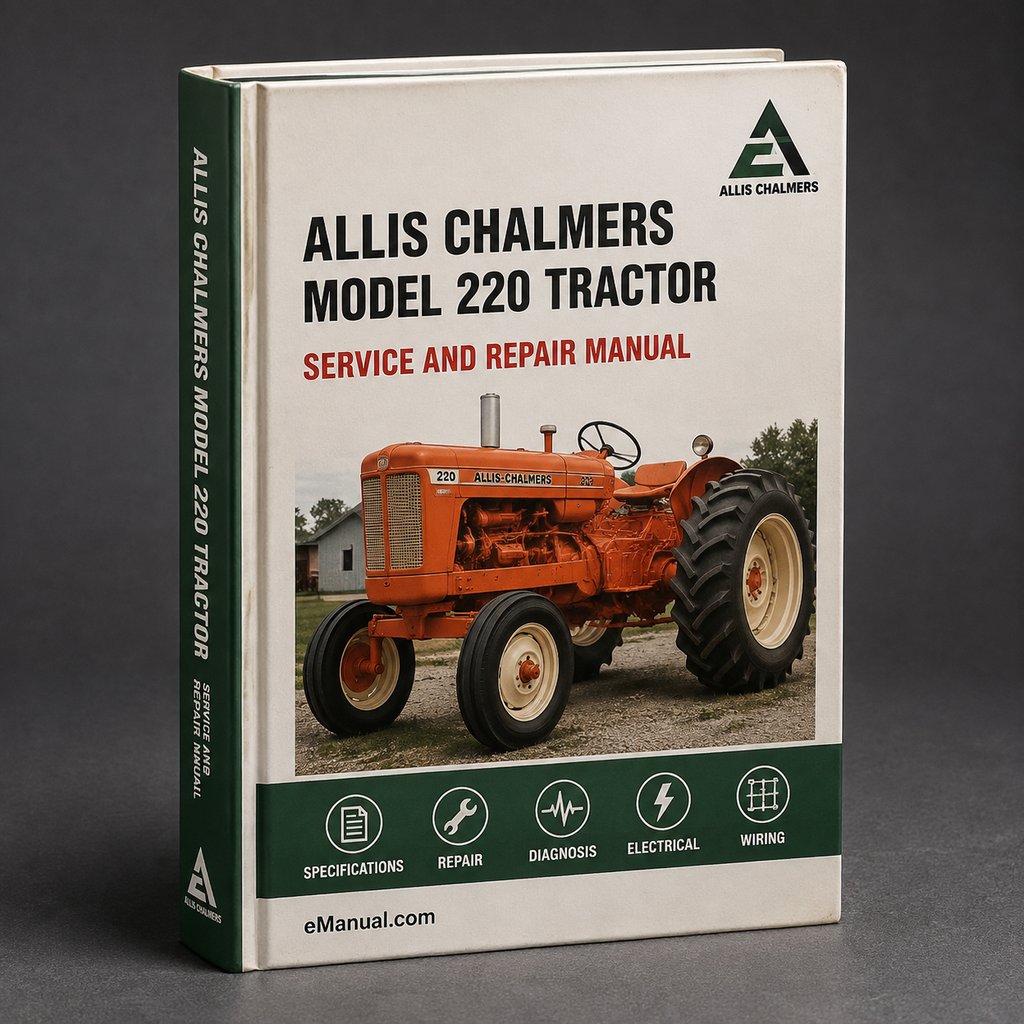 Allis Chalmers Model 220 Tractor Factory Service Repair Manual