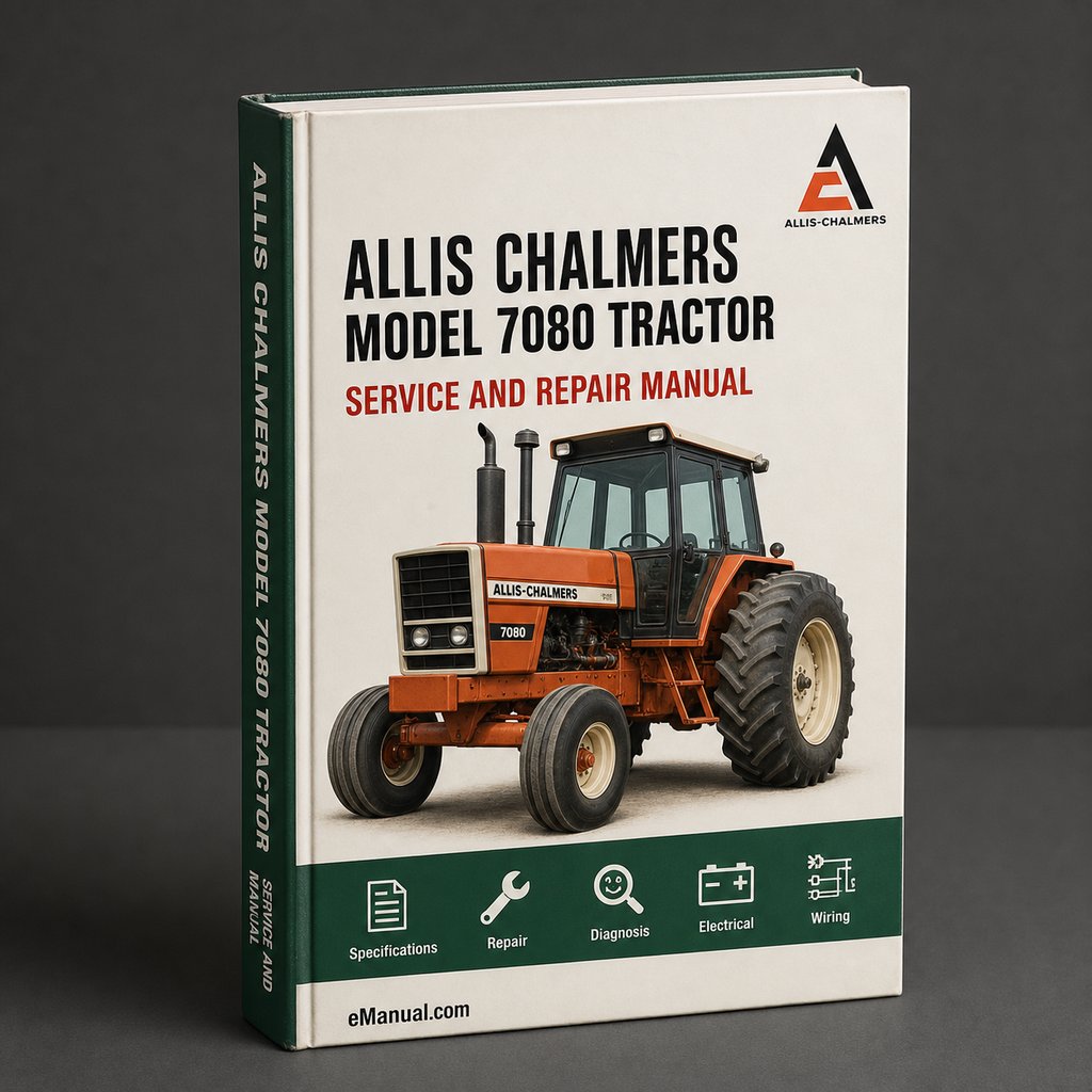 Allis Chalmers Model 7080 Tractor Factory Service Repair Manual