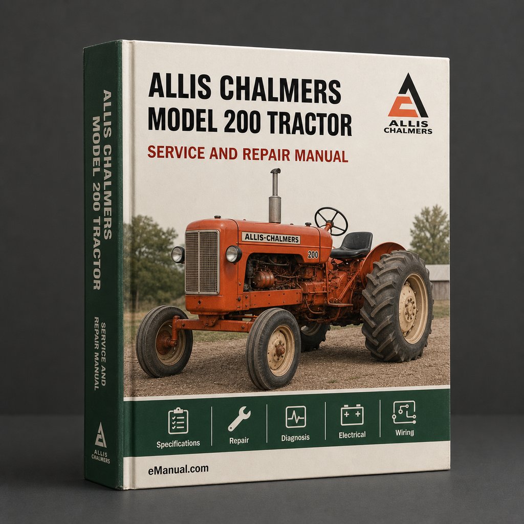 Allis Chalmers Model 200 Tractor Factory Service Repair Manual