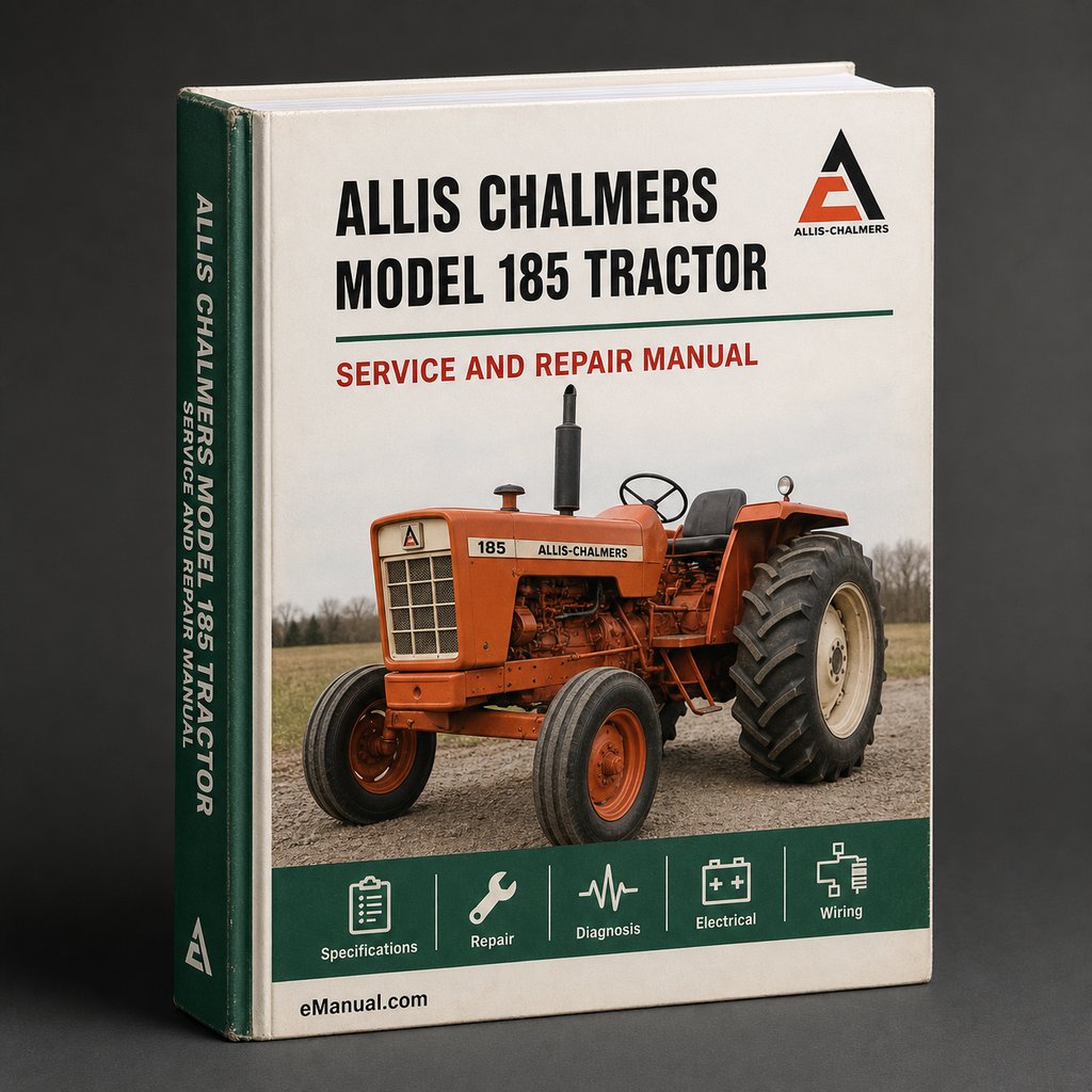 Allis Chalmers Model 185 Tractor Factory Service Repair Manual