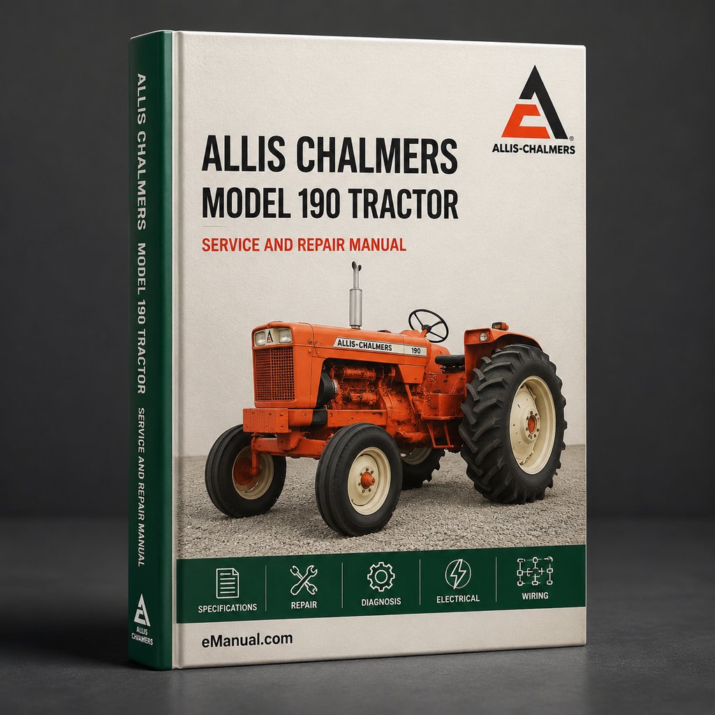 Allis Chalmers Model 190 Tractor Factory Service Repair Manual
