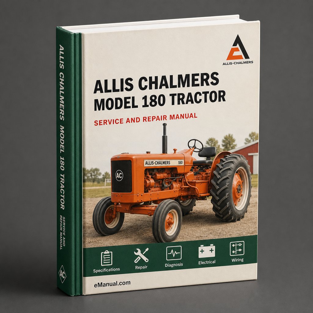 Allis Chalmers Model 180 Tractor Factory Service Repair Manual