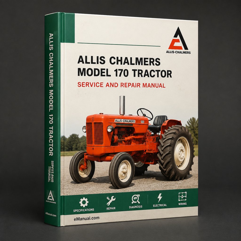 Allis Chalmers Model 170 Tractor Factory Service Repair Manual