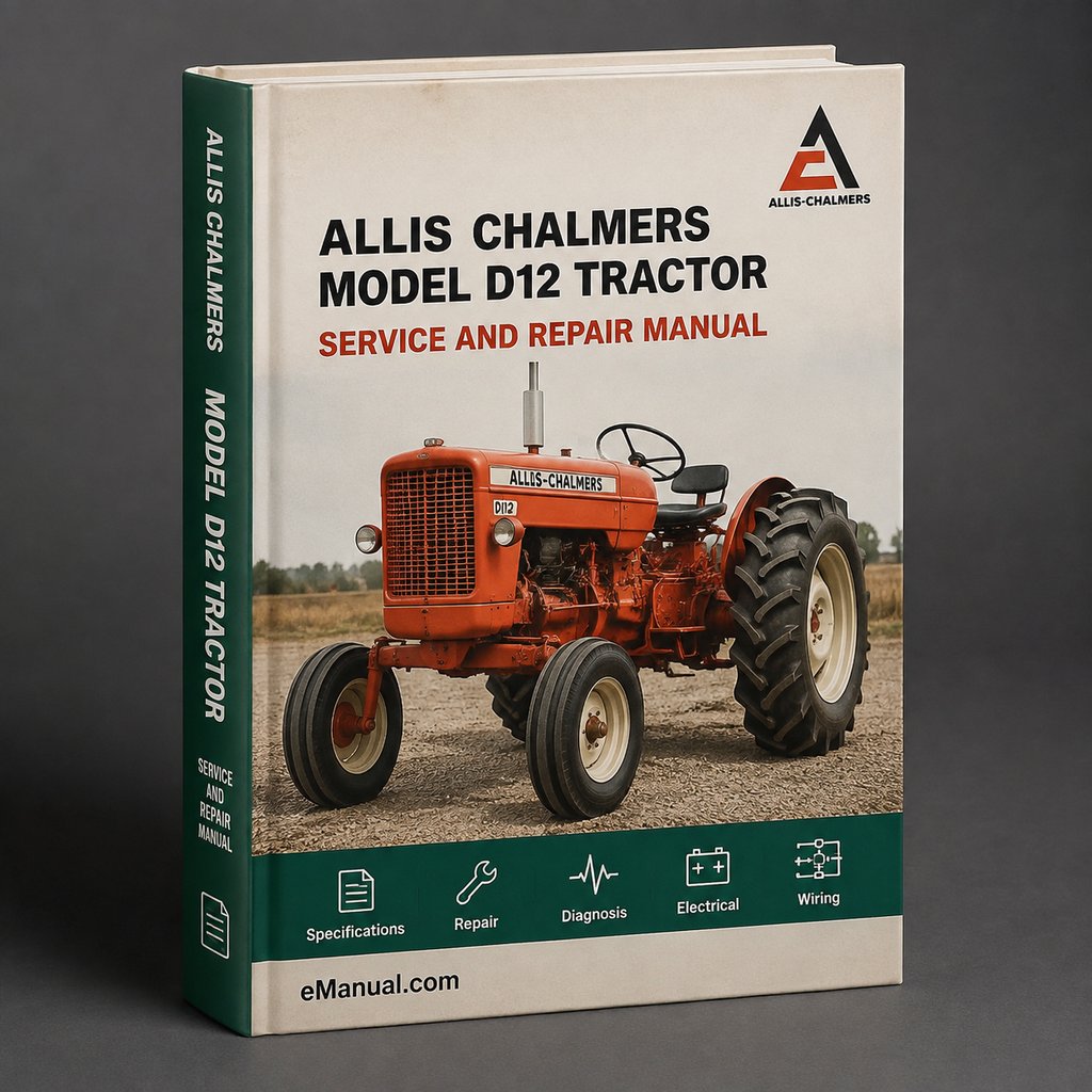 Allis Chalmers Model D12 Tractor Factory Service Repair Manual
