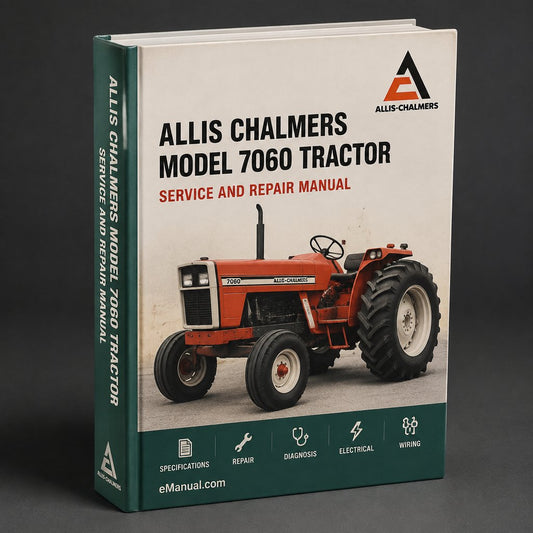 Allis Chalmers Model 7060 Tractor Factory Service Repair Manual