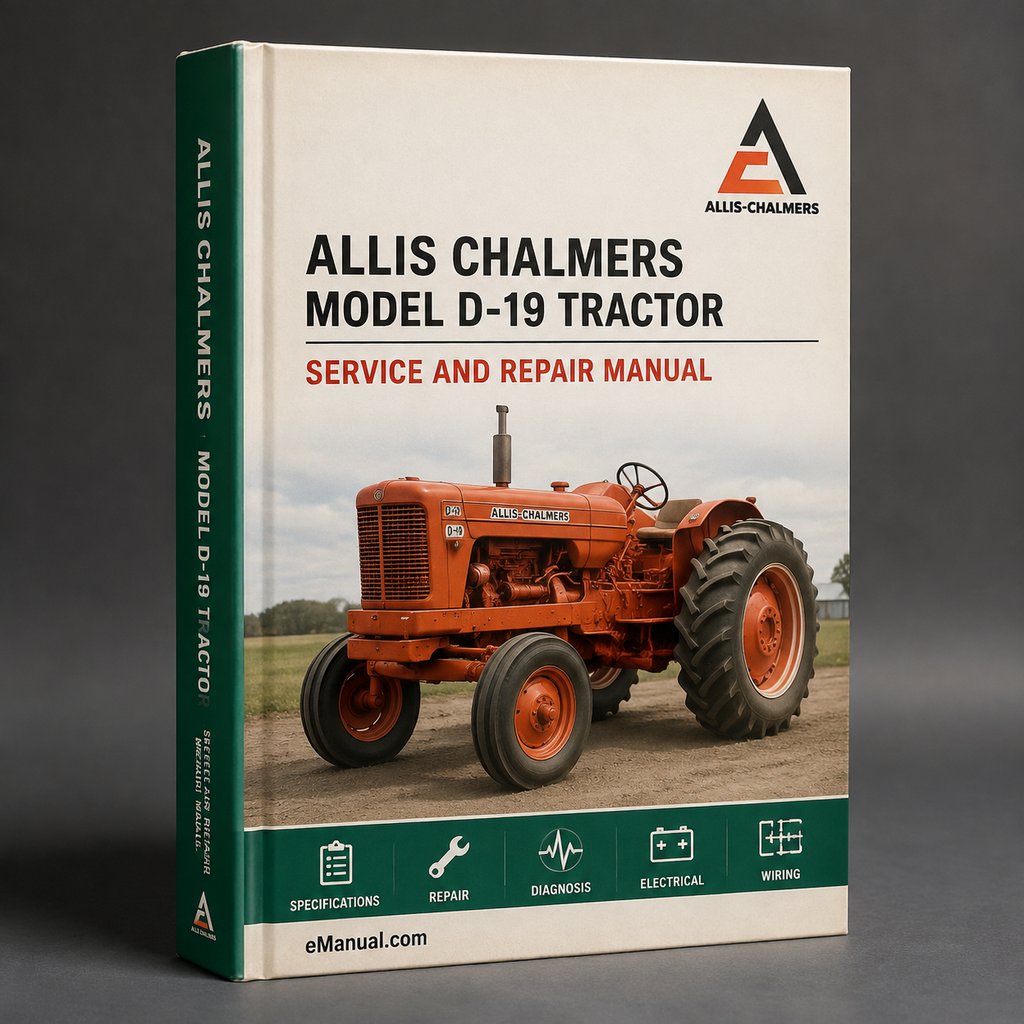Allis Chalmers Model D-19 Tractor Factory Service Repair Manual