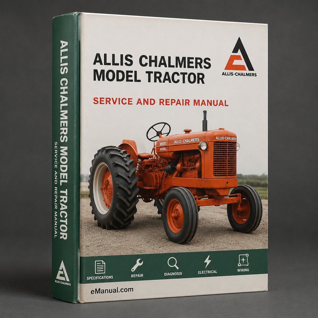 Allis Chalmers Model G Tractor Factory Service Repair Manual