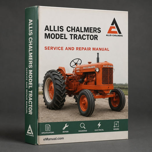 Allis Chalmers Model G Tractor Factory Service Repair Manual