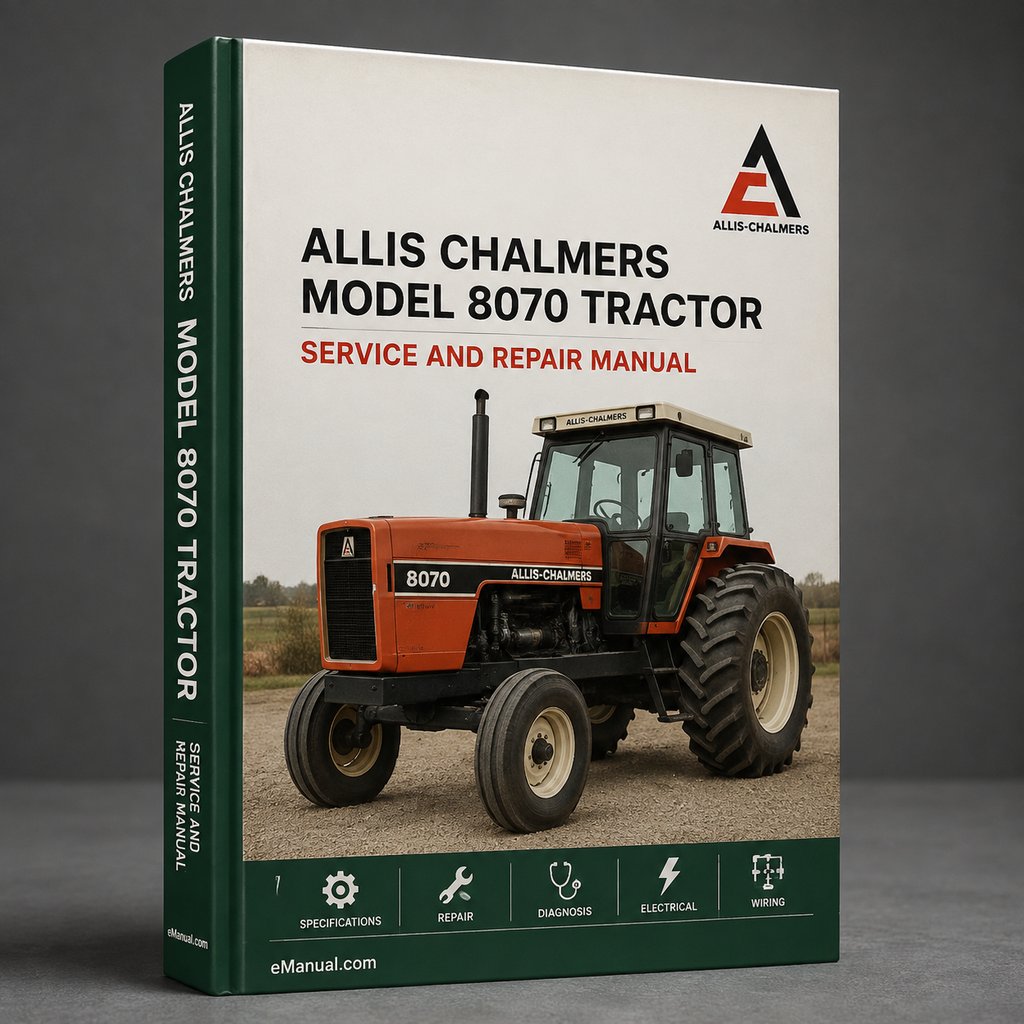 Allis Chalmers Model 8070 Tractor Factory Service Repair Manual