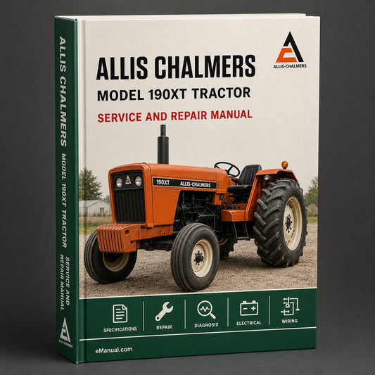 Allis Chalmers Model 190XT Tractor Factory Service Repair Manual